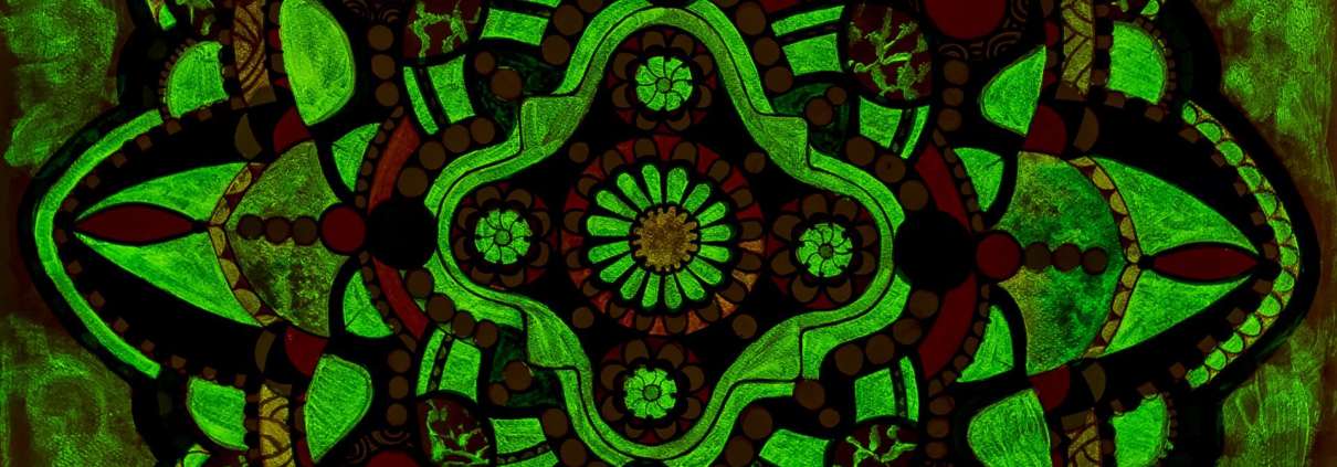 mandala fluo